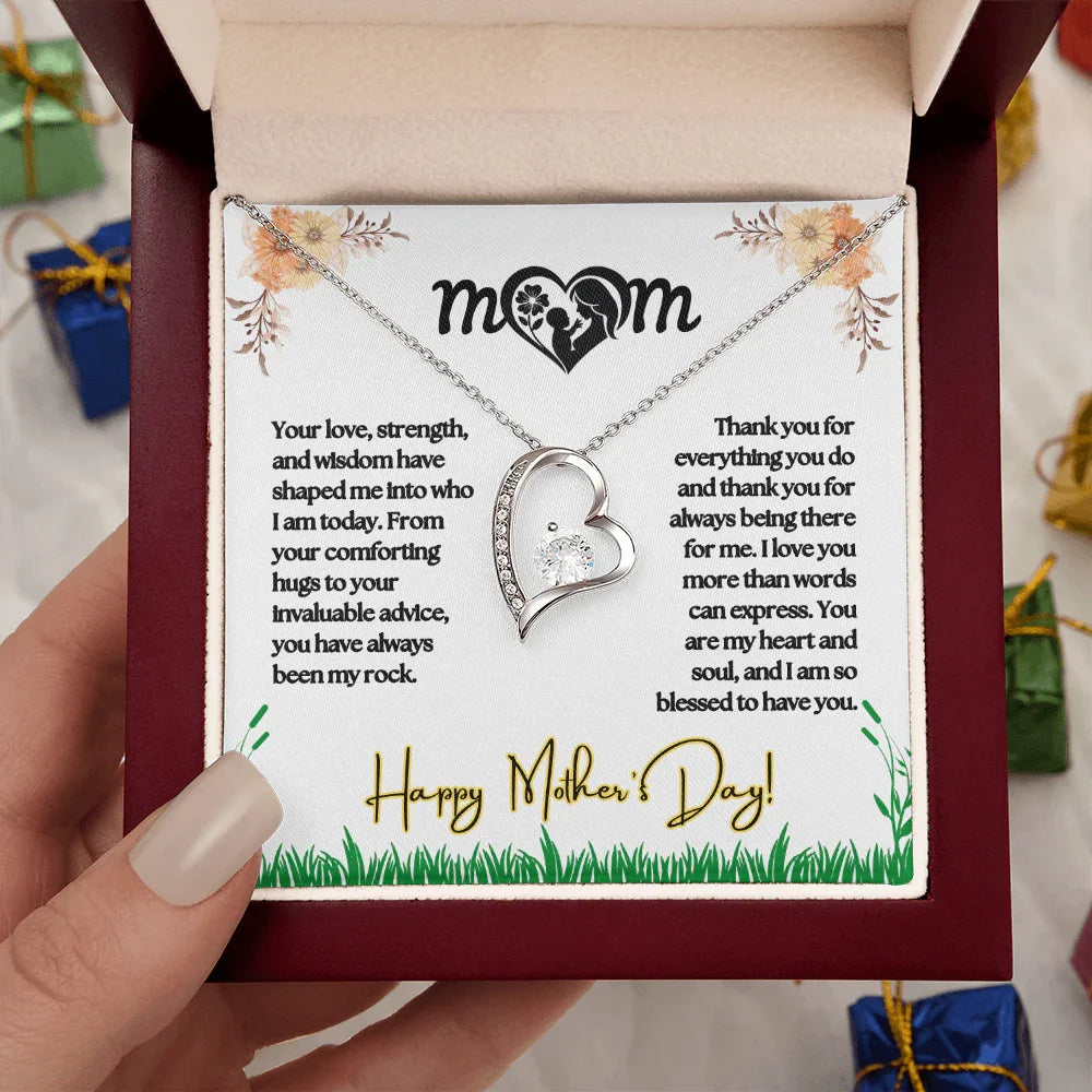 MOM - Forever Love Necklace - Gift Set - SLPMAE0001 - Sunshine Letters Co