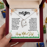 MOM - Forever Love Necklace - Gift Set - SLPMAE0001 - Sunshine Letters Co