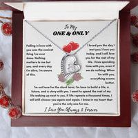To My One & Only - Forever Love Necklace - Elegant Gift Set - SLDDL0069 - Sunshine Letters Co