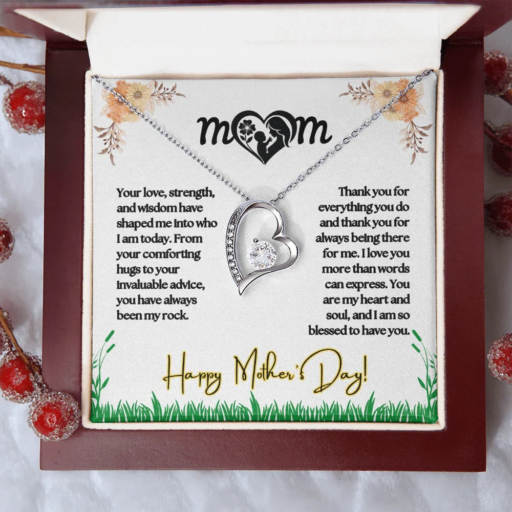 MOM - Forever Love Necklace - Gift Set - SLPMAE0001 - Sunshine Letters Co