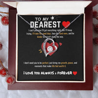To My Dearest - Forever Love Necklace - Gift Set - SLDDL0064 - Sunshine Letters Co
