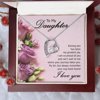 To My Daughter - Forever Love Necklace - Gift Set - SLDDL0076 - Sunshine Letters Co