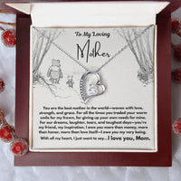 To My Loving Mother - Forever Love Necklace - Gift Set - SLDDL0103 - Sunshine Letters Co