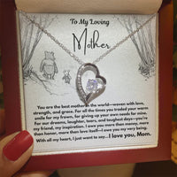 To My Loving Mother - Forever Love Necklace - Gift Set - SLDDL0103 - Sunshine Letters Co