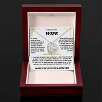 To My Beautiful Wife - Forever Love Necklace Gift Set - SLDDL0017 - Sunshine Letters Co