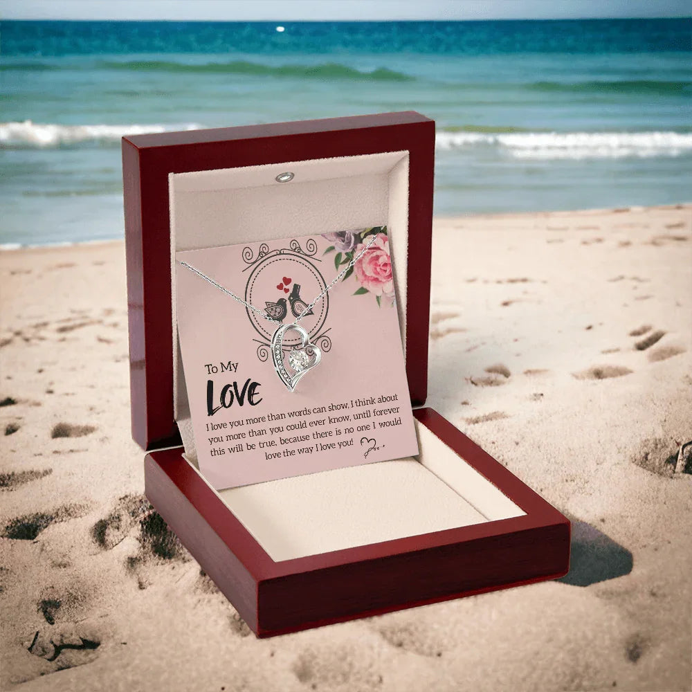 To My Love - Forever Love Necklace - Gift Set - SLDDL0077 - Sunshine Letters Co