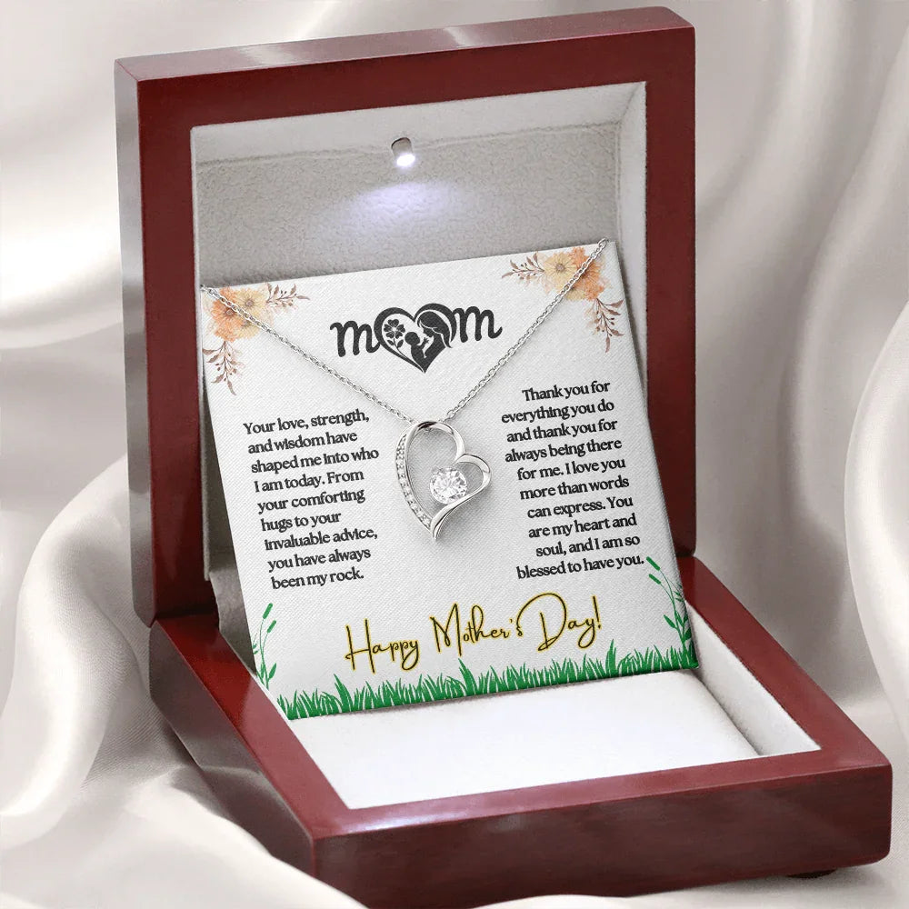 MOM - Forever Love Necklace - Gift Set - SLPMAE0001 - Sunshine Letters Co