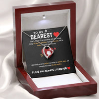 To My Dearest - Forever Love Necklace - Gift Set - SLDDL0064 - Sunshine Letters Co