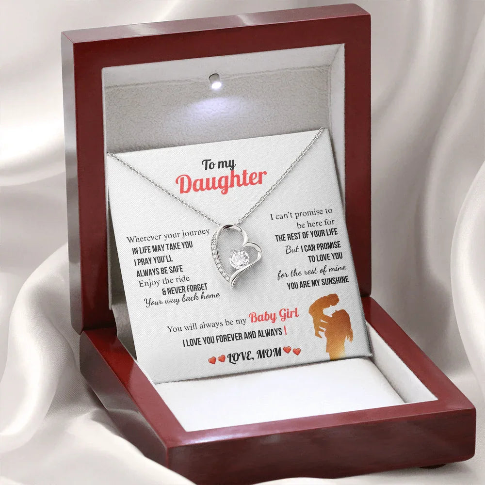 A Letter To My Daughter - Forever Love Necklace - Gift Set - SLDDL0133