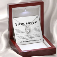 I am sorry - Forever Love Necklace - Gift Set - SLDDL0113 - Sunshine Letters Co