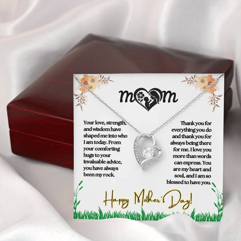 MOM - Forever Love Necklace - Gift Set - SLPMAE0001 - Sunshine Letters Co