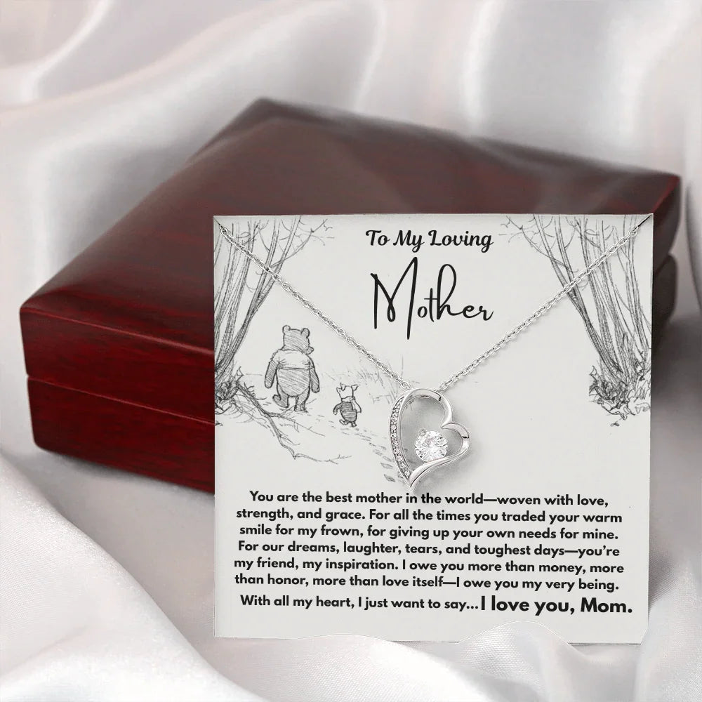To My Loving Mother - Forever Love Necklace - Gift Set - SLDDL0103 - Sunshine Letters Co
