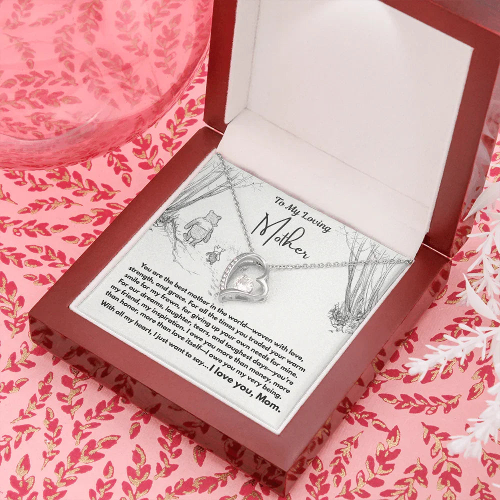 To My Loving Mother - Forever Love Necklace - Gift Set - SLDDL0103 - Sunshine Letters Co