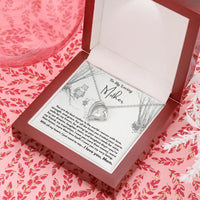 To My Loving Mother - Forever Love Necklace - Gift Set - SLDDL0103 - Sunshine Letters Co