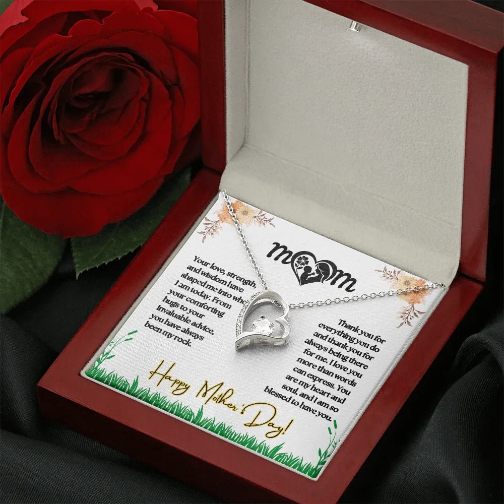 MOM - Forever Love Necklace - Gift Set - SLPMAE0001 - Sunshine Letters Co