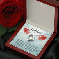 To My Girlfriend - Forever Love Necklace - Magnificent Gift Set - SLDDL0071 - Sunshine Letters Co