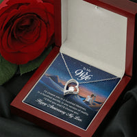 To My Wife - Forever Love Necklace - Anniversary Gift Set - SLDDL0070 - Sunshine Letters Co
