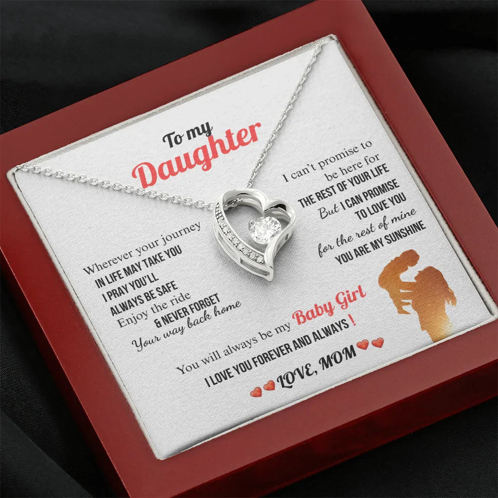 A Letter To My Daughter - Forever Love Necklace - Gift Set - SLDDL0133