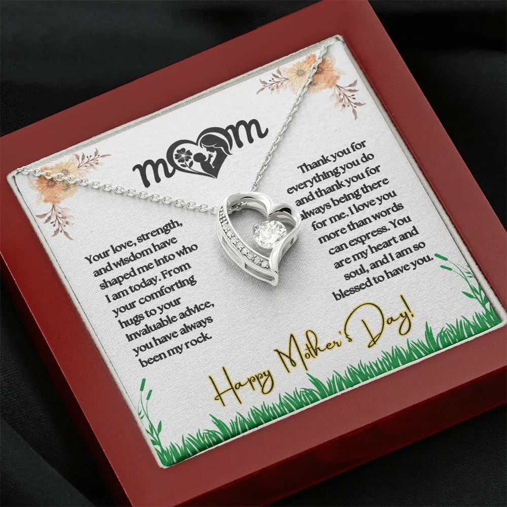 MOM - Forever Love Necklace - Gift Set - SLPMAE0001 - Sunshine Letters Co