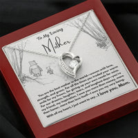 To My Loving Mother - Forever Love Necklace - Gift Set - SLDDL0103 - Sunshine Letters Co