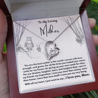 To My Loving Mother - Forever Love Necklace - Gift Set - SLDDL0103 - Sunshine Letters Co