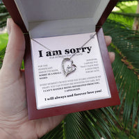 I am sorry - Forever Love Necklace - Gift Set - SLDDL0113 - Sunshine Letters Co