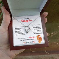 A Letter To My Daughter - Forever Love Necklace - Gift Set - SLDDL0133