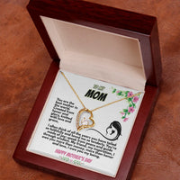 To My MOM - Forever Love Necklace - Gift Set - SLPMAE0008 - Sunshine Letters Co