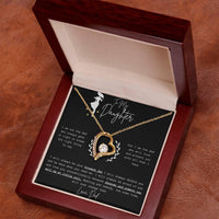 To My Daughter - Forever Love Necklace - Gift Set - SLDDL0057 - Sunshine Letters Co