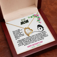 To My MOM - Forever Love Necklace - Gift Set - SLPMAE0008 - Sunshine Letters Co