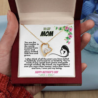 To My MOM - Forever Love Necklace - Gift Set - SLPMAE0008 - Sunshine Letters Co