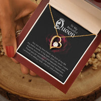 To My Beautiful Queen - Forever Love Necklace - Magnificent Gift Set - SLDDL0075 - Sunshine Letters Co