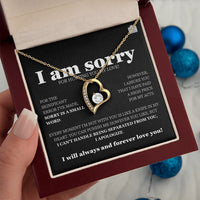 I am sorry - Forever Love Necklace - Gift Set - SLDDL0116 - Sunshine Letters Co