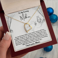 To My Loving Mother - Forever Love Necklace - Gift Set - SLDDL0102 - Sunshine Letters Co