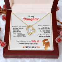A Letter To My Daughter - Forever Love Necklace - Gift Set - SLDDL0134