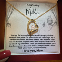 To My Loving Mother - Forever Love Necklace - Gift Set - SLDDL0102 - Sunshine Letters Co