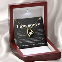 I am sorry - Forever Love Necklace - Gift Set - SLDDL0116 - Sunshine Letters Co