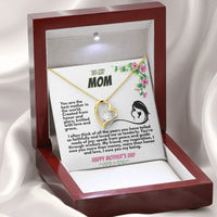 To My MOM - Forever Love Necklace - Gift Set - SLPMAE0008 - Sunshine Letters Co