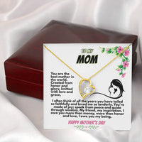 To My MOM - Forever Love Necklace - Gift Set - SLPMAE0008 - Sunshine Letters Co