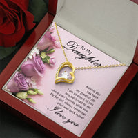 To My Daughter - Forever Love Necklace - Gift Set - SLDDL0076 - Sunshine Letters Co