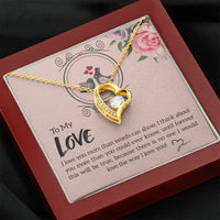 To My Love - Forever Love Necklace - Gift Set - SLDDL0077 - Sunshine Letters Co
