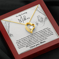 To My Loving Mother - Forever Love Necklace - Gift Set - SLDDL0102 - Sunshine Letters Co