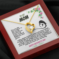 To My MOM - Forever Love Necklace - Gift Set - SLPMAE0008 - Sunshine Letters Co