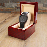 To My Son - Engraved Wooden Watch Gift Set - SLDDL0031 - Sunshine Letters Co
