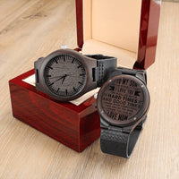To My Son - Engraved Wooden Watch Gift Set - SLDDL0031 - Sunshine Letters Co