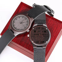 To My Son - Engraved Wooden Watch Gift Set - SLDDL0031 - Sunshine Letters Co