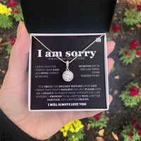 I am sorry - Eternal Hope Necklace - Apology Gift Set - SLDDL0127 - Sunshine Letters Co