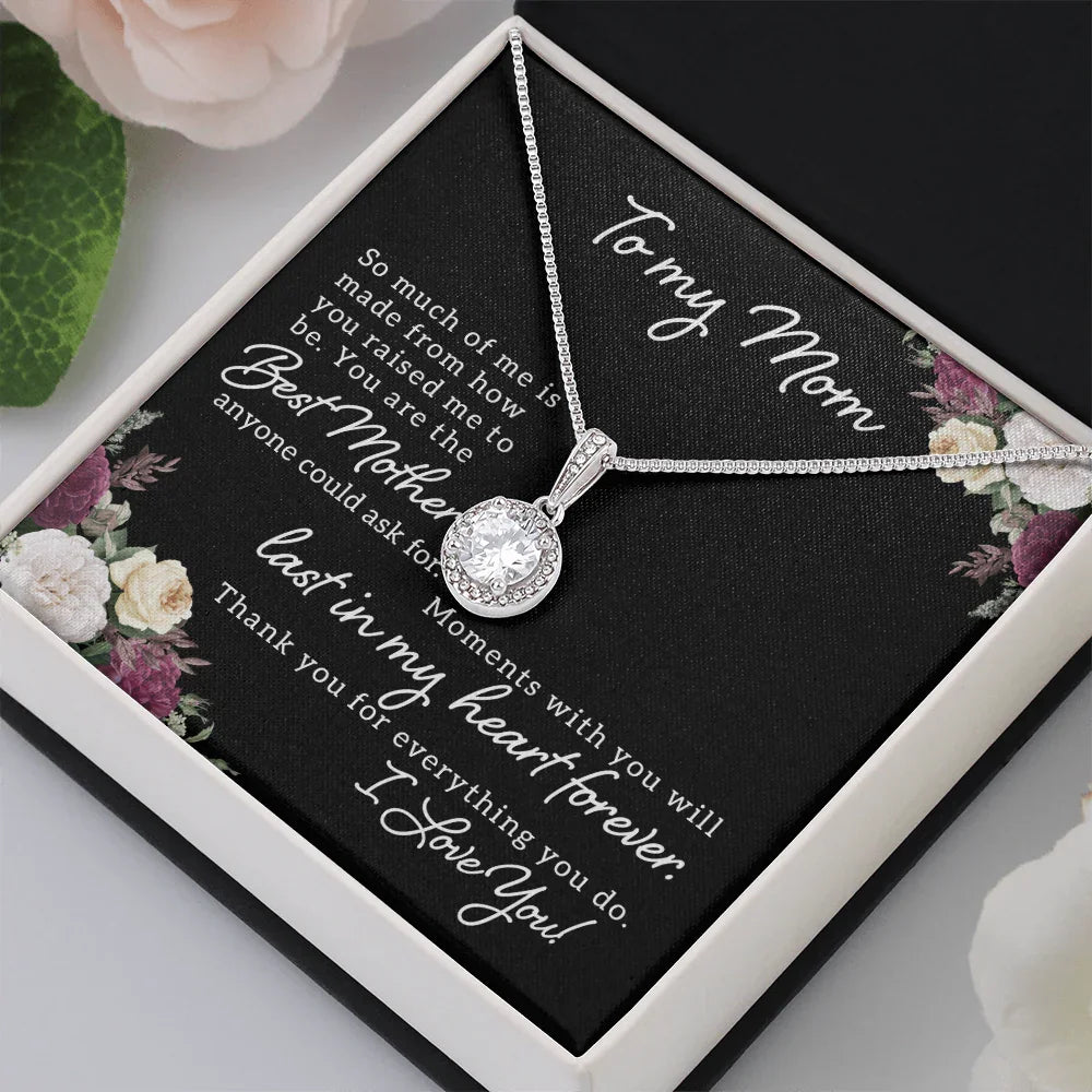 To My Mom - Eternal Hope Necklace - Gift Set- SLDDL0101 - Sunshine Letters Co