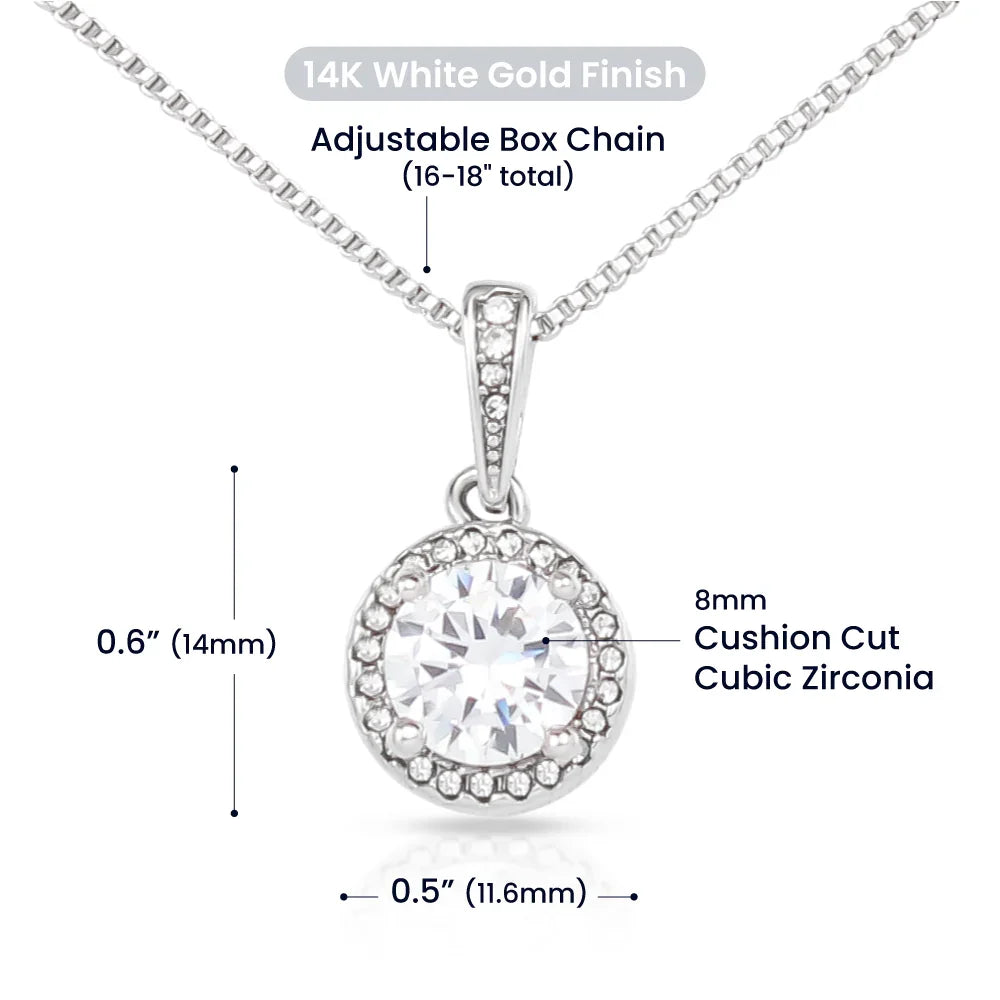 To My Mom - Eternal Hope Necklace - Gift Set- SLDDL0101 - Sunshine Letters Co