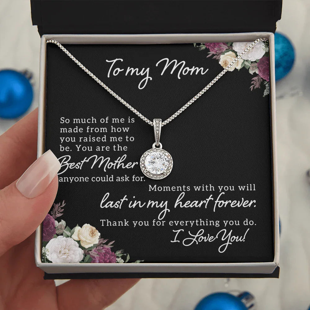 To My Mom - Eternal Hope Necklace - Gift Set- SLDDL0101 - Sunshine Letters Co